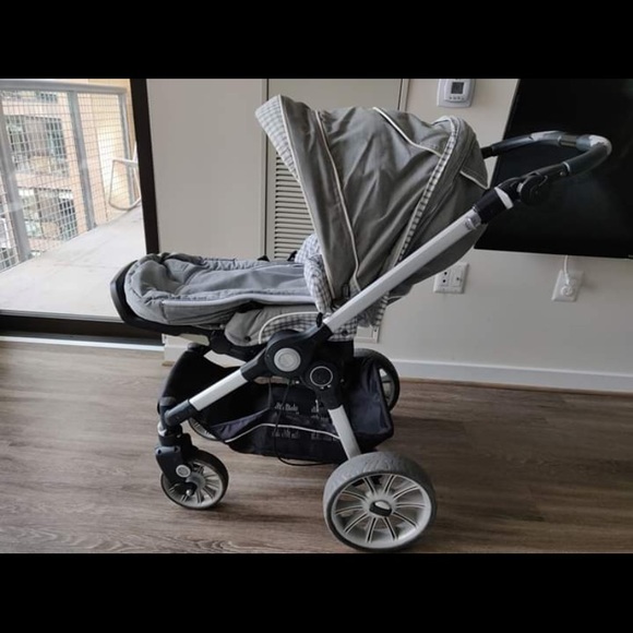 German baby stroller with a bassinet - Picture 4 of 8